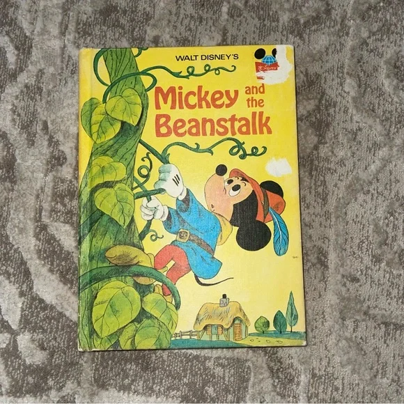 Disney Mickey and the Beanstalk Book - Yellow and Green - Picture 1 of 2